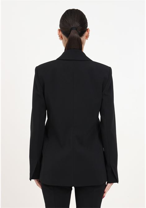 Essential black double-breasted women's blazer PATRIZIA PEPE | 8S0483/A6F5K103